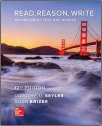 Read, Reason, Write (12th Edition) – eBook PDF